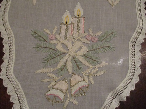 Edel zarte weihnachtsdecke - edel,