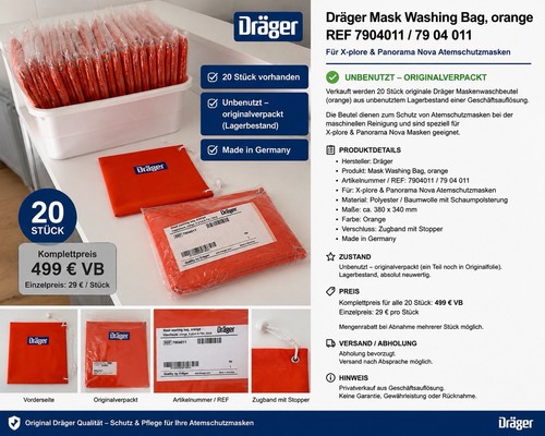 20x dräger maskenwaschbeutel - 20x,