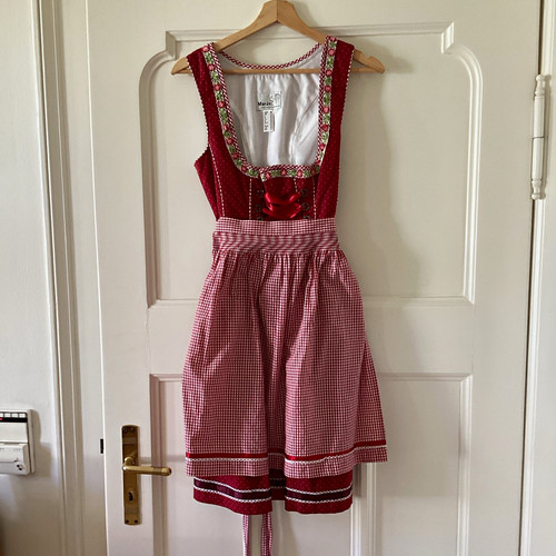 Marjo dirndl rot weiß - dirndl, rot/weiß