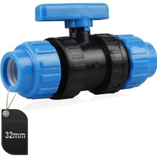 Kugelhahn PE Rohr, Kunststoff