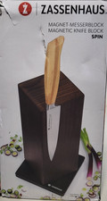 Magnet-Messerblock SPIN  Für 8 Messer  Holz-Messerhalter  (1011 W2)