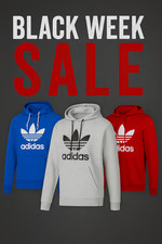 Adidas Hoodie Trefoil Kapuzenpullover Pullover Sweatshirt Fleece Baumwolle S-XL