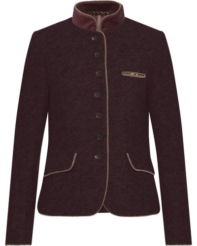 White label stehkragen janker - white,
