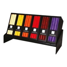 Handgefertigte Stearin Stabkerzen 4er Set 25cm Vegan Rußarm  Kerze Stabkerze