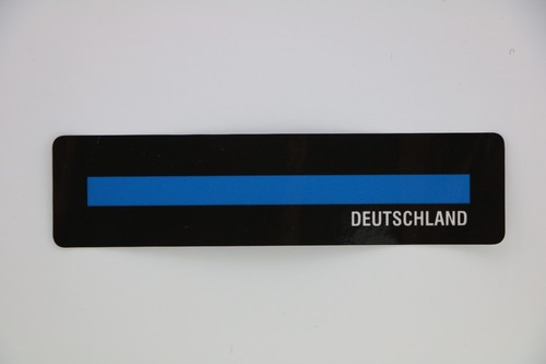 Aufkleber thin blue - blue, line