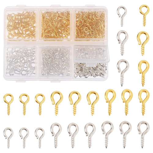 400pcs small screw eye - small,