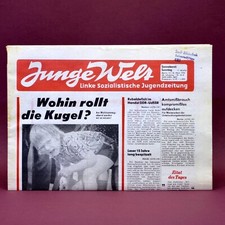 Junge Welt vom 17./18. März 1990 DDR Wende 36. Geburtstag Hochzeit Geschenk