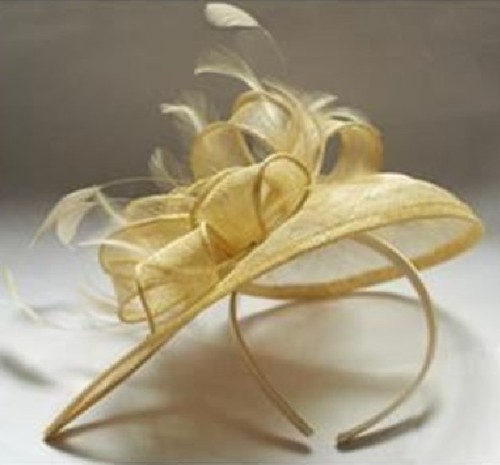 Fascinator haarreif sinamay - fascinator,