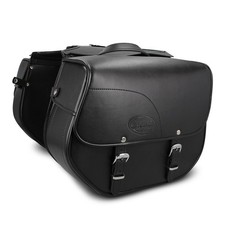 Chopper Überwurf Satteltaschen Craftride Kentucky 30l schwarz C-Ware