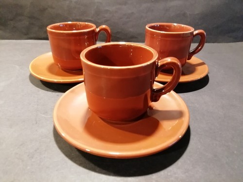 Espresso mokka tassen braun - 3,