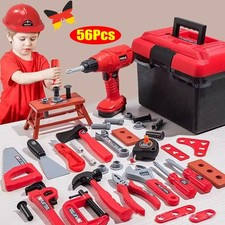 56Stk Kinder Werkzeug mit