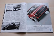 Rallye Racing 03/1984 VW Käfer ASB Speedster in einer seltenen Vorstellung auf e