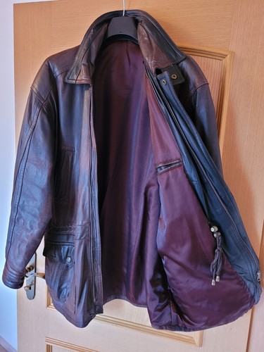 Echte leder jacke - jacke, männer