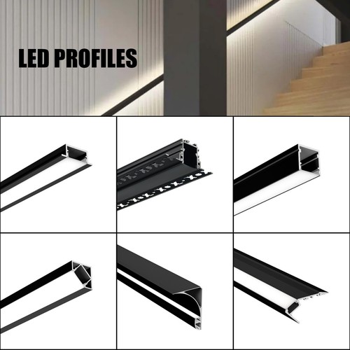 Schwarz aluminium led - schwarz,