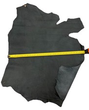 Lederhaut Schwarz Echtleder  Lammleder Echt Leder 74x69 Cm