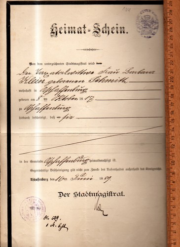 Heimatschein - ,