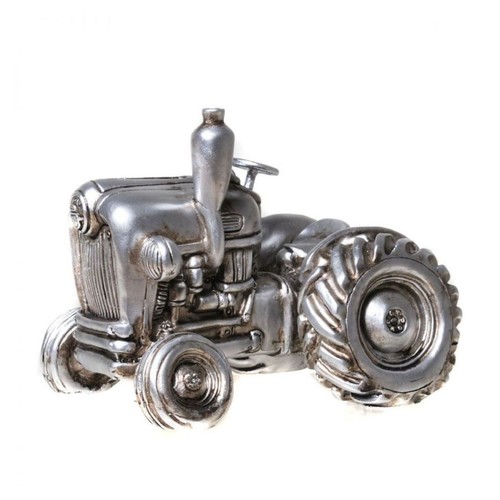 Spardose trecker silber - spardose,