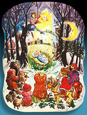 Herrlich schöner 3D Kinder Adventskalender für Zimmer Nachttische 70er