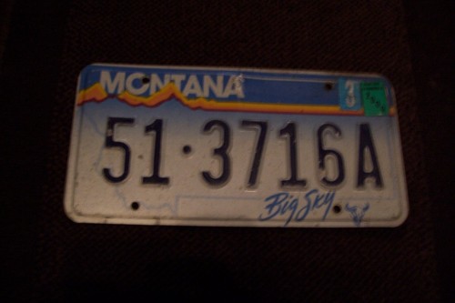 Montana nummernschild usa - montana,