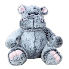 Plüsch Nilpferd 32 cm Grau