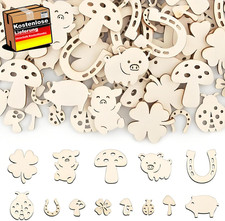 Holz Glücksbringer Set für