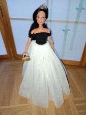 BARBIE❤️ Ballkleid ?Vintage⛔schwarz/weiß ❌ Top❣️ Eyecatcher 