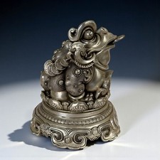 Chinesische Geldkröte Bronze