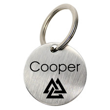 Hundemarke mit Gravur -