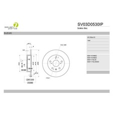 Bremsscheibe 7 Seven Parts