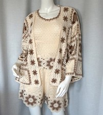 Hippie Jacke Häkel Patchwork