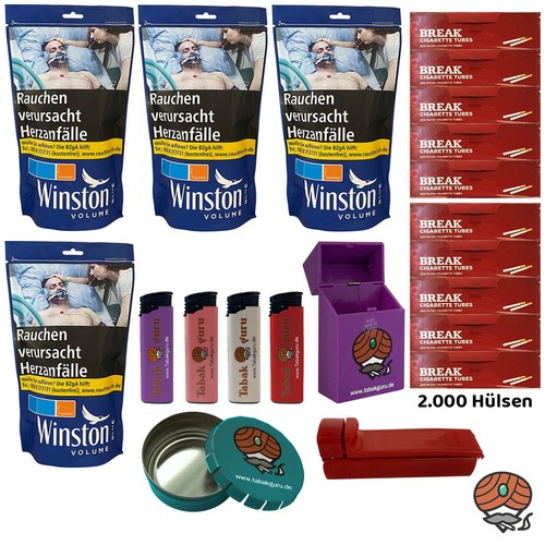 Winston blau blue - winston, volumentabak