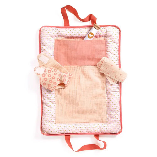 Puppen wickeltasche pink peak - wickeltasche,