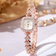 Modische Stahlband Armband Uhr