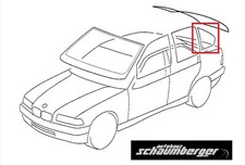 Original BMW Seitenscheibe