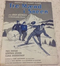 Drei Männer im Schnee Paul