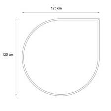 VALO 8mm Glasbodenplatte