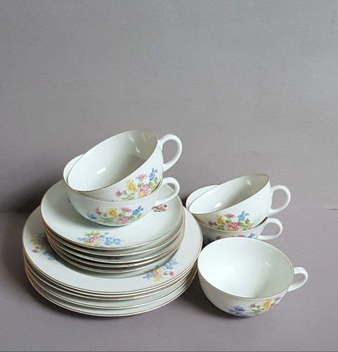 Teegedecke teilig - 4, (+1)