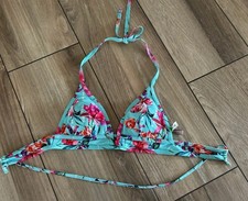 Sunseeker, Damen Bikini Oberteil Gr. 36 A/B, Neu Türkis Floral