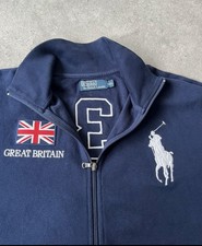 Polo Ralph Lauren Cardigan Big Pony XXL Marineblau - Wie Neu