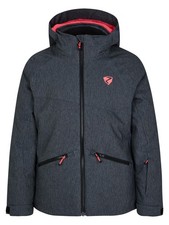 ZIENER Kinder Skijacke Jacke Antarktika AQUA SHIELD grau jeans 158 neu