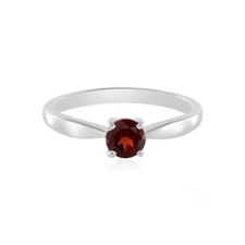 Cavill Granat Ring 0,97ct Rundschliff 925 Silber Damen Schmuck platiniert