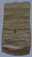 Alter Post Jute Leinen Geldsack Vintage Deutsche Bundesbank B 10.72