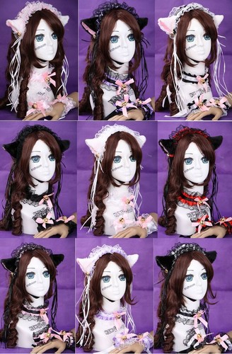 Gothic lolita maid katze - c-,