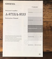 Onkyo A-9755 A-9555 Amplifier