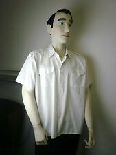 Permaflott Herren Hemd weiß True VINTAGE Rockabilly VEB 60er DDR Shirt GDR 60s 
