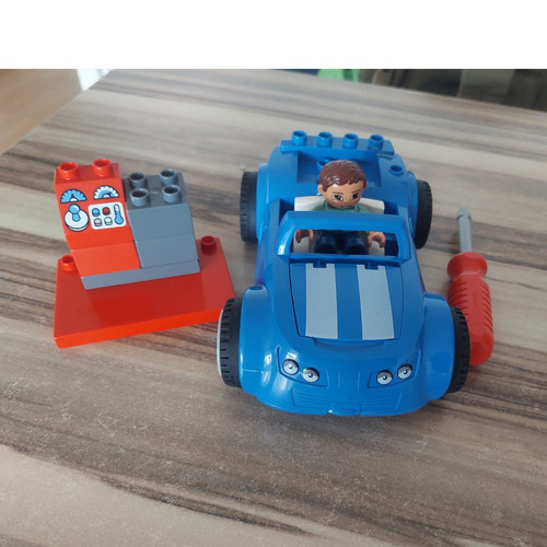 Lego duplo auto - werkstatt, set