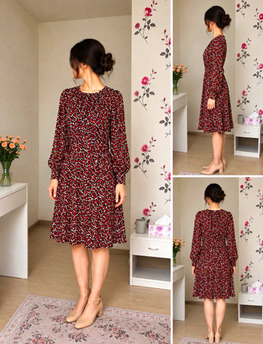 Damen kleid linie - damen, a-linie