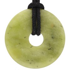 Jade Nephrit grün Donut 30 mm