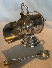 Antike versilberte offene