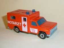 MATCHBOX SUPERFAST AMBULANCE No. 41, unbespielt, "Notarzt" Aufdruck